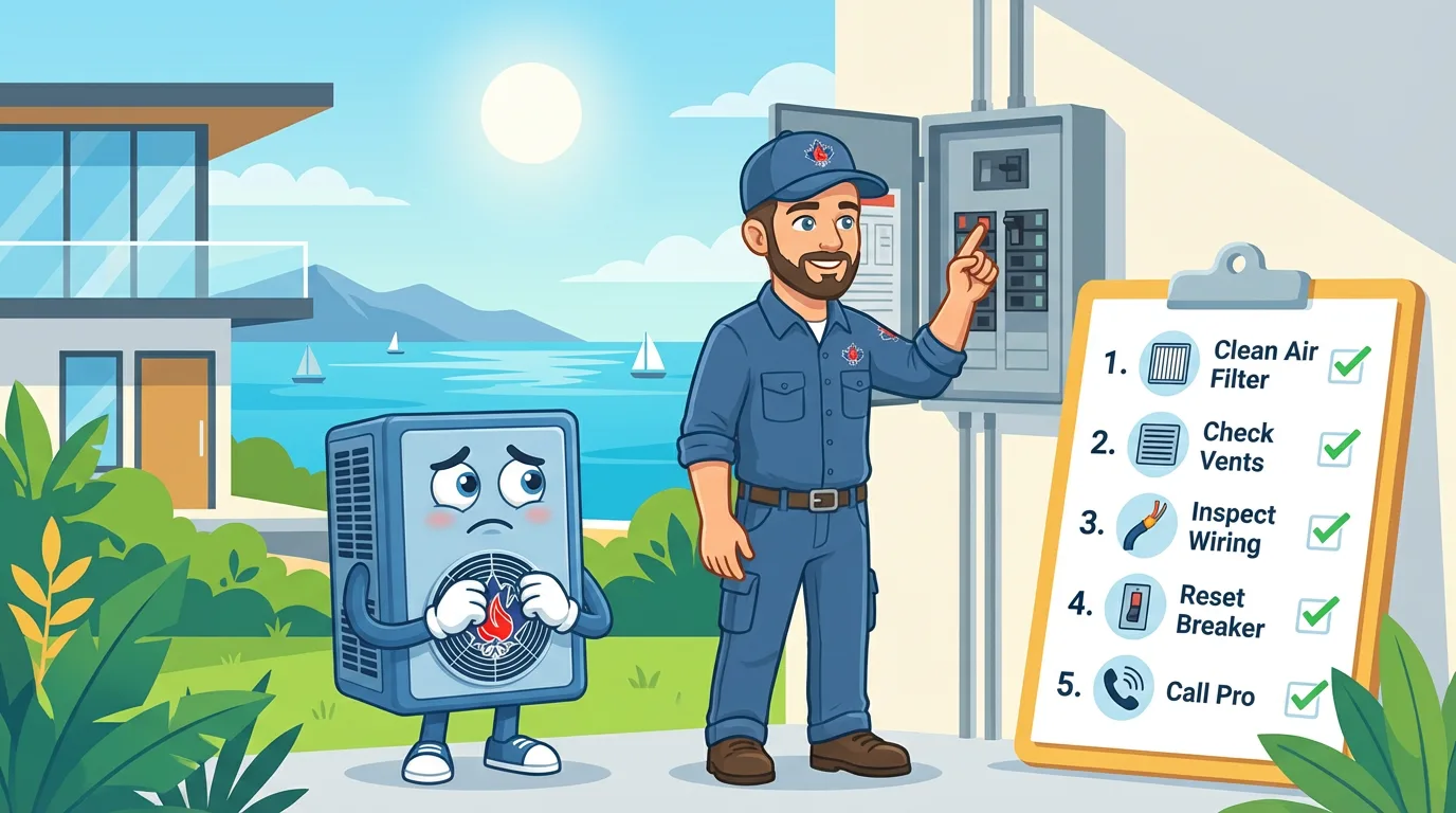 AC Tripping the Breaker in a Heat Wave: A West Vancouver 5-Point Checklist
