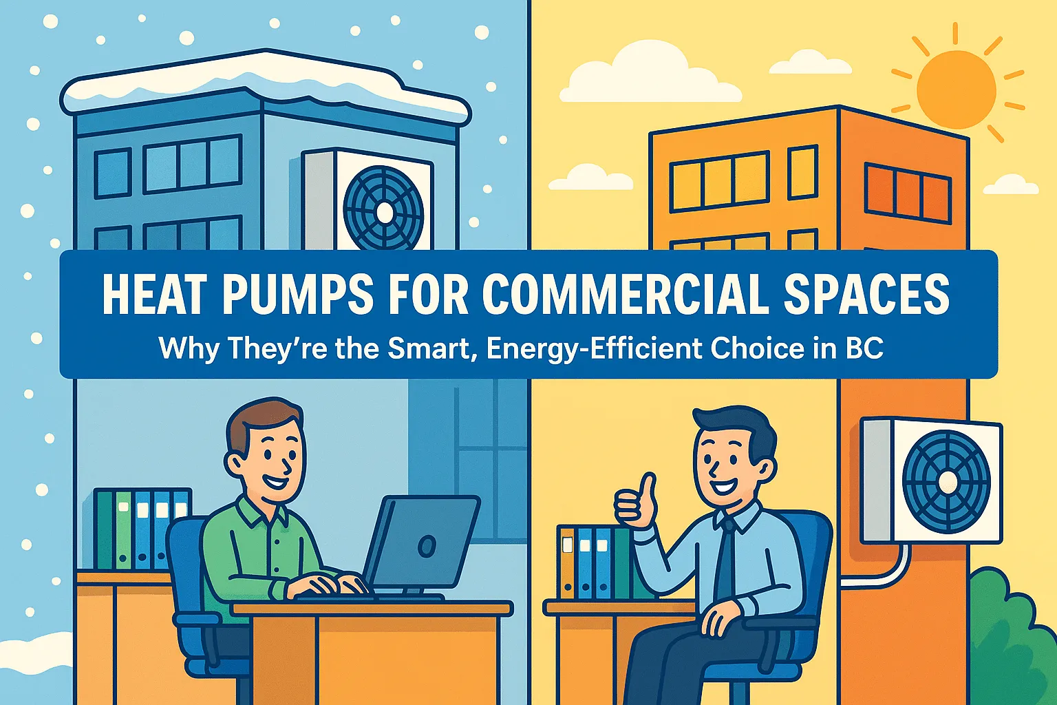Heat Pumps for Commercial Spaces: Why They’re the Smart, Energy-Efficient Choice in BC