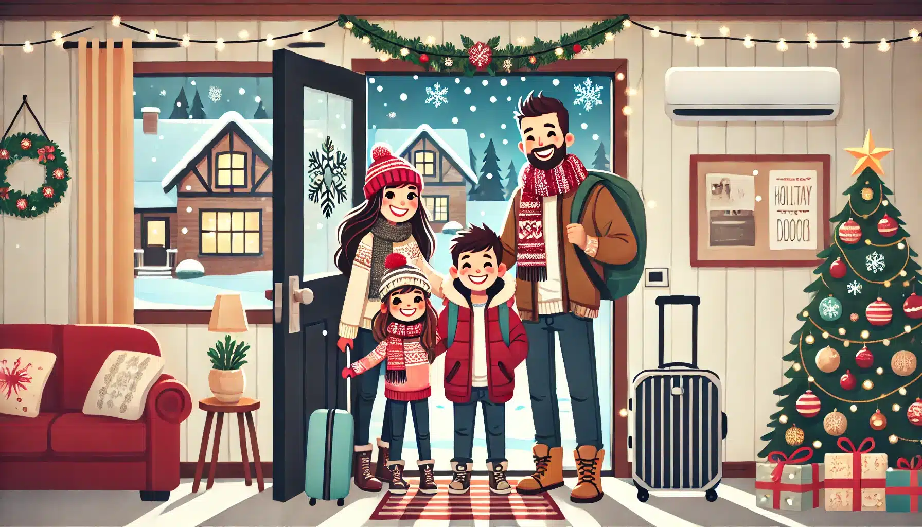 The Holidays Are Calling! Don’t Let Your HVAC Waste Energy While You’re Away