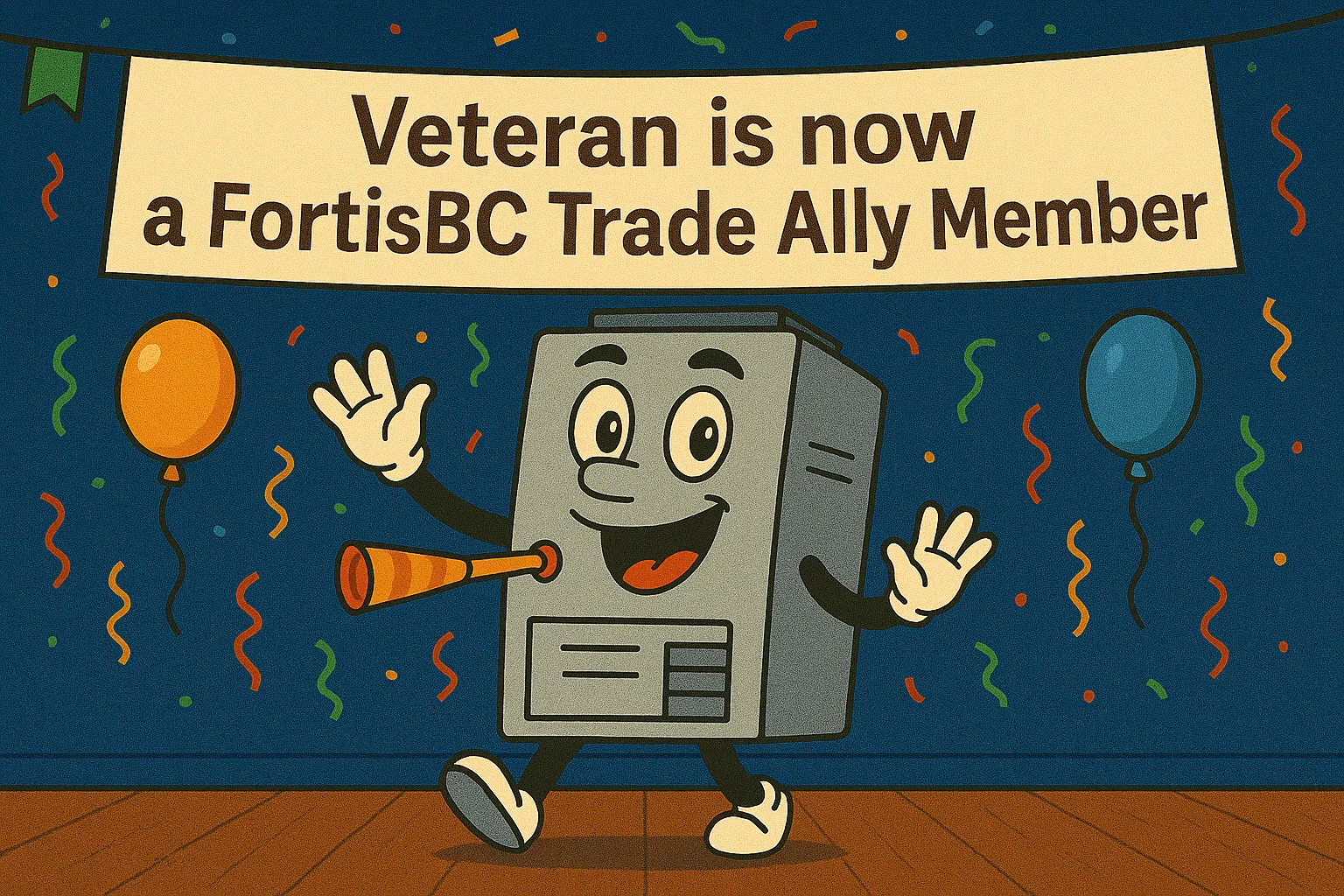 Veteran HVAC is Now a FortisBC Trade Ally Member!